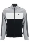 Shop Eden Park Lightweight Zip-up Sweatshirt With In Black