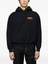 Eden Power Corp Logo-print Drawstring Hoodie In Black