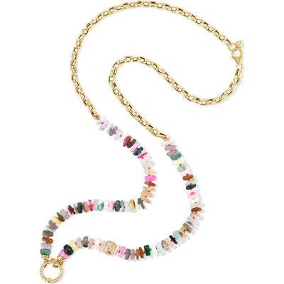 Eden Presley 14k Gold Multi-stone & Diamond Necklace