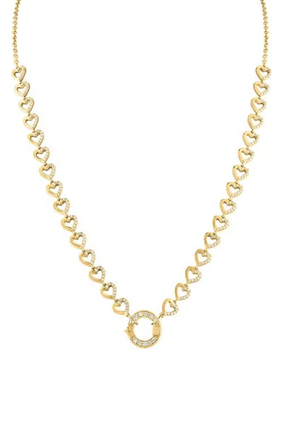 Eden Presley 14k Gold Tiny Hearts Necklace