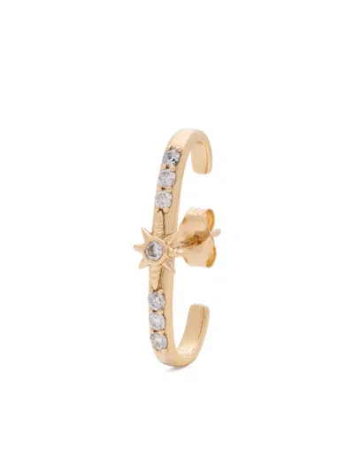 Eden Presley 14k Yellow Gold Cosmic Bar Diamond Earring