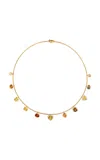 Eden Presley 14k Yellow Gold Diamond; Sphene Collar