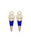 Eden Presley 14k Yellow Gold Horizon Drop Rock Earring Charm