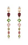 Eden Presley 14k Yellow Gold  Tourmaline Drop Earrings