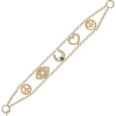 Eden Presley All You Need 14k Gold Diamond Bracelet