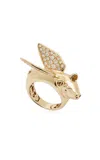 Eden Presley Believe In Love 14k Yellow Gold Diamond Ring In Gold