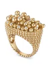 Eden Presley Bubbles Explosion Diamond Ring In Orange
