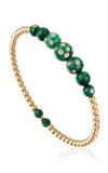 Eden Presley Bubbles Flex 14k Yellow Gold Diamond Bangle