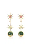 Eden Presley Celestial 14k Yellow Gold Multi-stone Earrings
