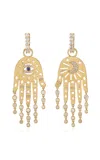 Eden Presley Divine Intervention 14k Yellow Gold Diamond Earrings