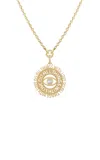 Eden Presley Do All Things With Love 14k Yellow Gold Multi-stone Necklace