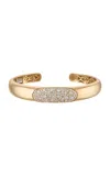 Eden Presley Glitter 14k Yellow Gold Diamond Bangle