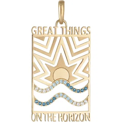 Eden Presley Great Things On The Horizon Pendant In Gold