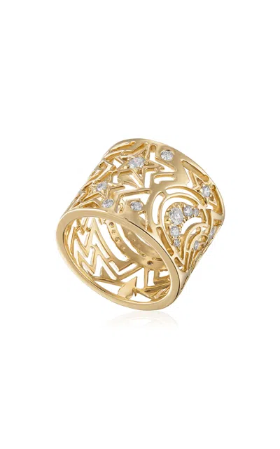 Eden Presley Horizons 14k Yellow Gold Multi-stone Ring