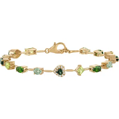 Eden Presley Mini Rock Candy Bracelet In Gold