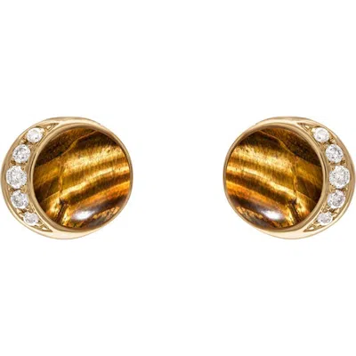 Eden Presley Moonrise Stud Earrings In Purple
