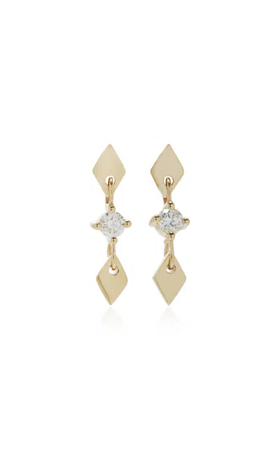 Eden Presley Shine 14k Yellow Gold Diamond Earrings
