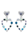 Eden Presley Small Love Transformer Drop Earrings In Multi