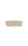 Eden Presley Sparkle 14k Yellow Gold Diamond Pinky Ring