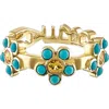 Eden Presley Tattoo Candy Band Ring In Gold