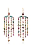 Eden Presley Tourmaline 14k Yellow Gold Earrings In Pink