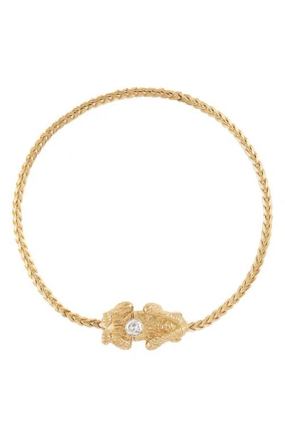 Eden Presley Wise Monkey Bracelet In Gold