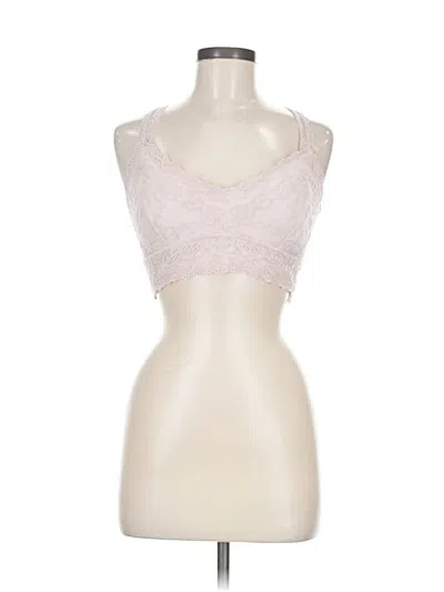 Pre-owned Eden Ruth Tank Top Pink Strapless Neckline Tops