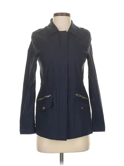 Pre-owned Eden Society Coat In Blue