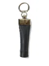 Eden Tan Lighter Holder Keyring In Black