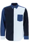 Shop Eden Park Multicolored Blue Long Sleeve Shirt With Classic Collar