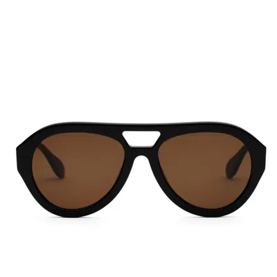 Edera Women's Juliet Black Acetate In Brown