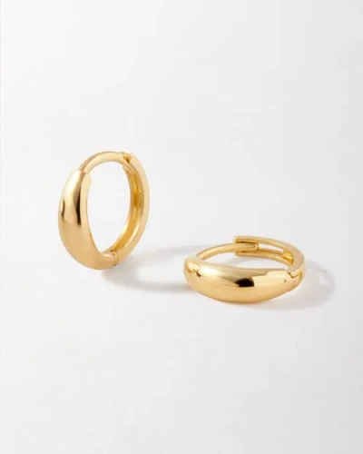 Edge Of Ember Bold Huggie Earrings In Gold