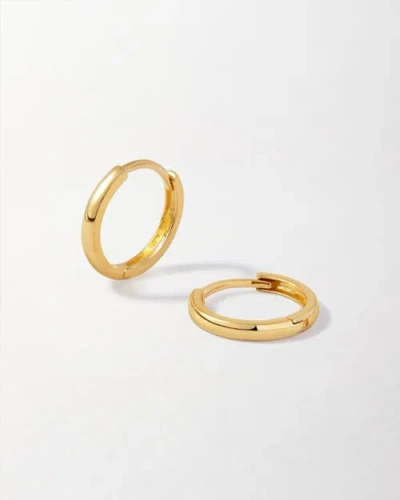 Edge Of Ember Classic Huggie Earrings In Gold