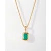 Edge Of Ember Deco Birthstone Necklace