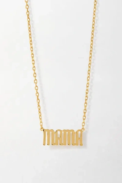 Edge Of Ember Mama Necklace In Green