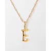 Edge Of Ember Solid Gold Initial Necklace