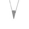 Edge Only Men's Cone Pendant - Solid Sterling Silver In Silver