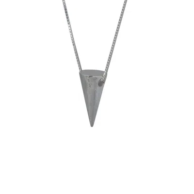 Edge Only Men's Cone Pendant - Solid Sterling Silver
