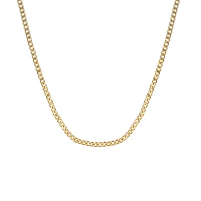 Edge Only Men's Curb Chain 4.75mm 60cm Gold Vermeil