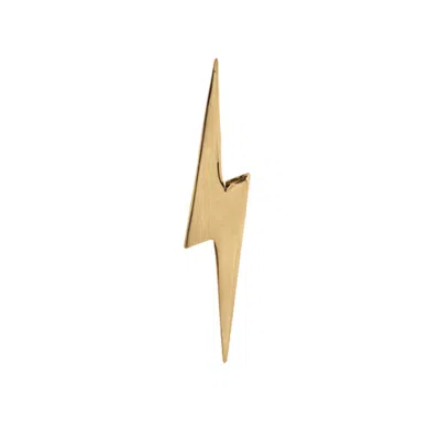 Edge Only Men's Pointed Lightning Bolt Pin Gold Vermeil