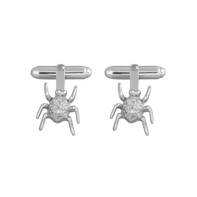Edge Only Men's Spotted Bug Cufflinks Sterling Silver