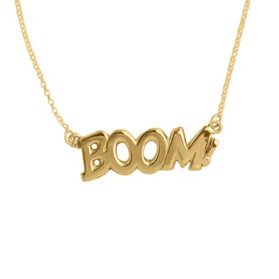 Edge Only Women's Boom! Necklace Gold Vermeil