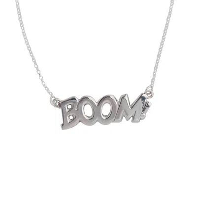 Edge Only Women's Boom! Necklace Sterling Silver In Neutral