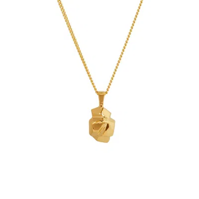 Edge Only Women's Rock Pendant Gold Vermeil