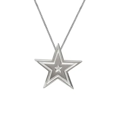 Edge Only Women's Silver Megastar Pendant