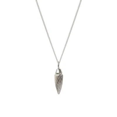 Edge Only Women's Spiral Drop Pendant Sterling Silver