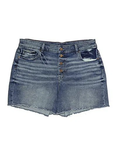 Pre-owned Edgely Denim Shorts In Blue