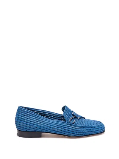 Edhen Milano `agadir` Loafers In Blue