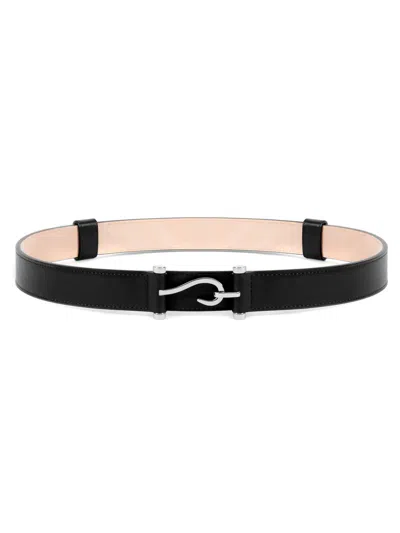 Edhen Milano Black Leather Comporta Belt