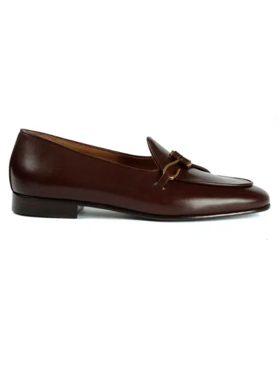 Edhen Milano Brown Calf Leather Comporta Loafers